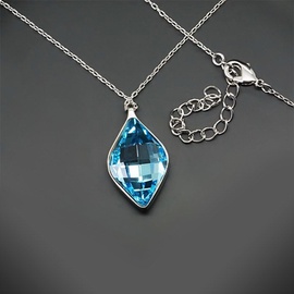 Diamond Sky Pendant Crystal Rhombus With Swarovski Crystals