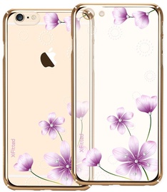 X-Fitted Secret Fragrance Swarovski Crystals Back Case For Apple iPhone 6/6s Gold