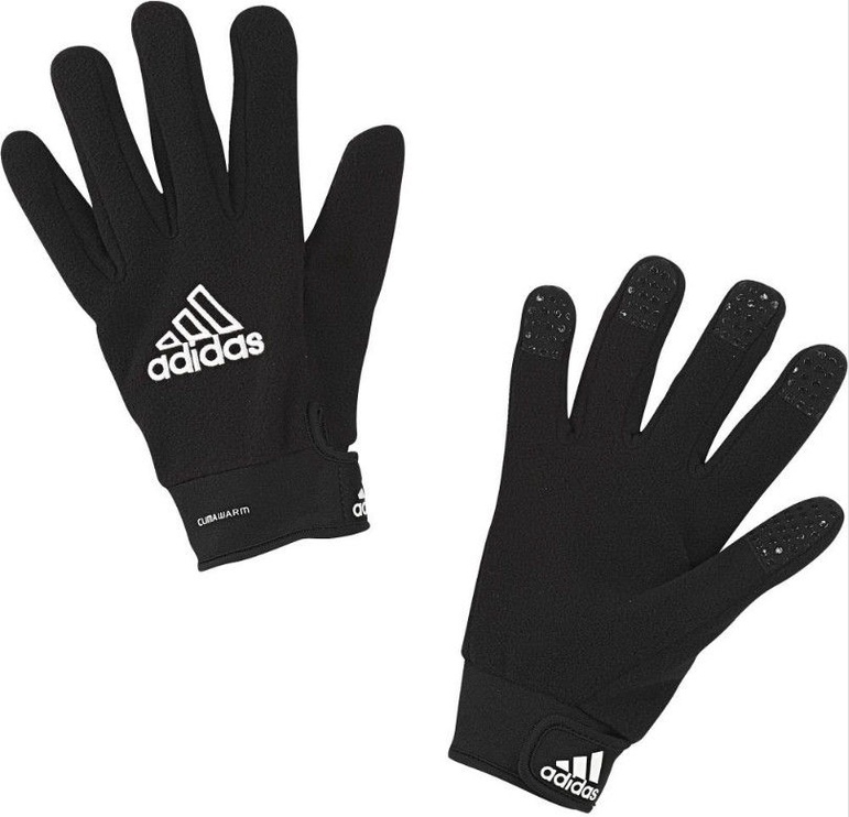 Spēļu cimdi Adidas ClimaWarm, 7, melna