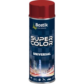 Aerozoliniai dažai Bostik Super Color Universal, paprastieji, bordo, 0.4 l