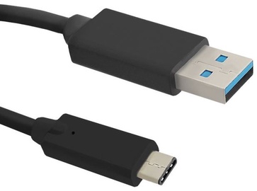 Qoltec Cable USB to USB Black 1m