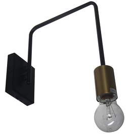 Verners Sticker Wall Lamp 60W E27 Black