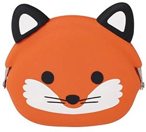 Naudas maks p+g Design Mimi 3D Pochi Friends Fox, oranža, 95 mm x 84 mm x 45 mm