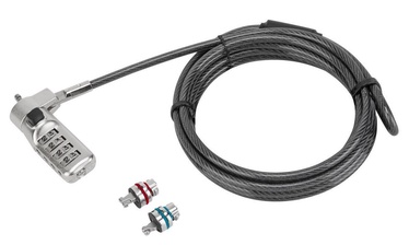 Targus Defcon 3-in-1 Resettable Combination Cable Lock