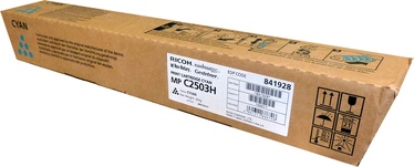 Tonera kasete Ricoh High Capacity 841928, ciāna (cyan)