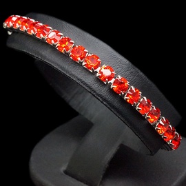 Diamond Sky Bracelet Arabica III Light Siam With Swarovski Crystals
