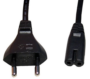 Laidas Gembird Power Cord Elektros tinklo, PC-184-C7, 2 m, juoda