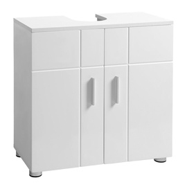 Songmics Washbasin Cabinet White Matt 60x60cm