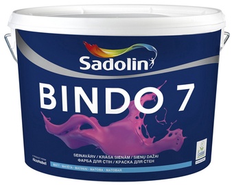 Krāsa Sadolin Bindo 7, balta, 5 l