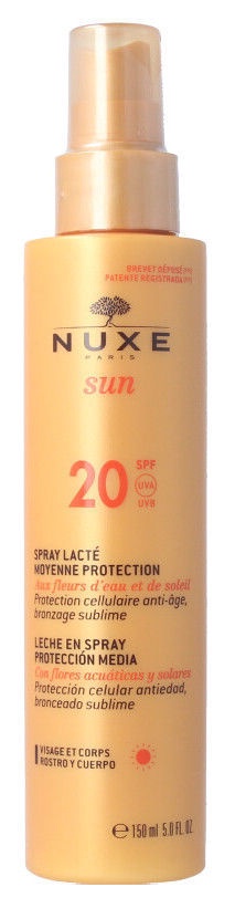 nuxe sun spf 20