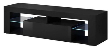 Vivaldi Meble Everest TV Stand Black/Black Gloss