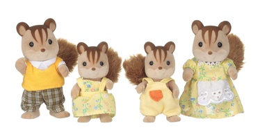 Žaislinė figūrėlė Epoch Sylvanian Families Walnut Squirrel Family 3136