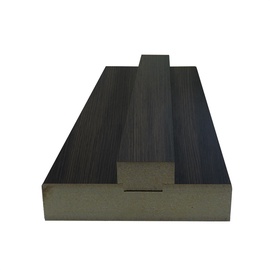 Durų stakta, juoda, 28 x 70 x 2024 mm, 2,5 vnt.