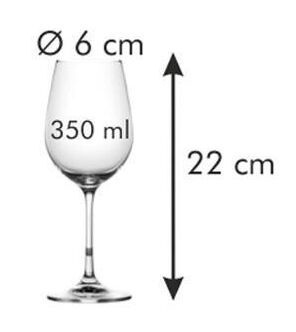 Veiniklaaside komplekt Tescoma Uno Vino 695494, klaas, 0.35 l, 6 tk