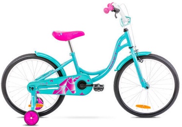 Vaikiškas dviratis Romet Tom 10'' 20'' Turquoise/Purple 2021