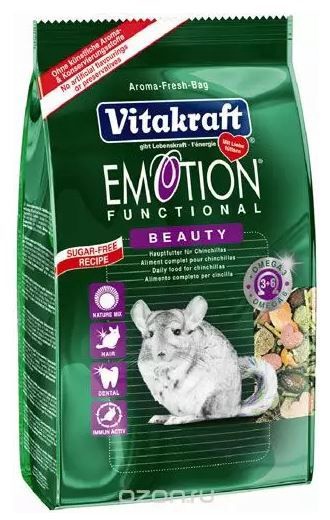Корм для грызунов Vitakraft, для шиншилл, 0.6 кг