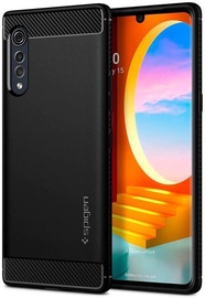 Spigen Rugged Armor Back Case For LG Velvet Black
