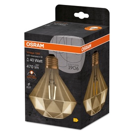 Spuldze Osram LED, E27, balta, E27, 4.5 W, 470 lm