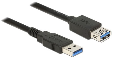 Delock Extension Cable USB 3.0 Type-A Male to USB 3.0 Type-A Female 1.5m Black