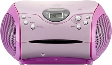 Magnetola Lenco SCD-24 Pink, 13 W, rožinė