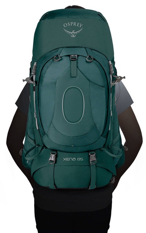 Matkaseljakott Osprey, violetne, 85 l