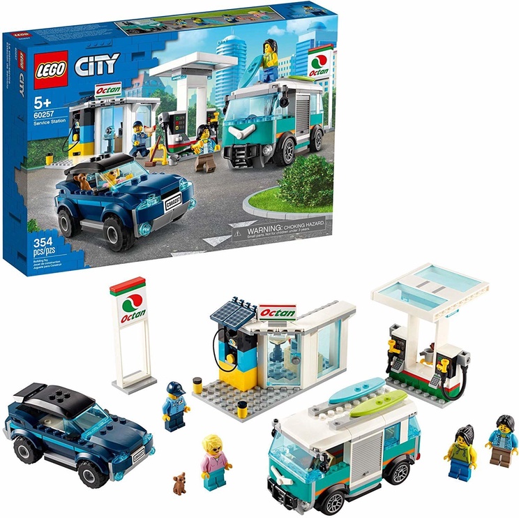 Konstruktors LEGO City Apkopes stacija 60257, 354 gab.