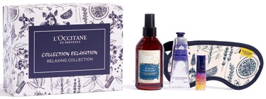 L´Occitane Relaxing Pillow Mist 100ml + 30ml Hand Cream + 5ml Serum + Sleep Mask