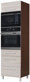 Bodzio Loara Oven & Microwave Cabinet Latte/Nut