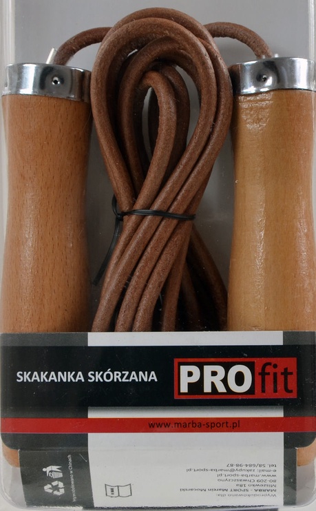 Скакалка PROfit S1335, коричневый