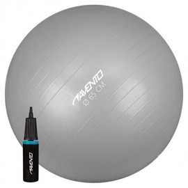 Гимнастический мяч Avento, серебристый, 650 мм
