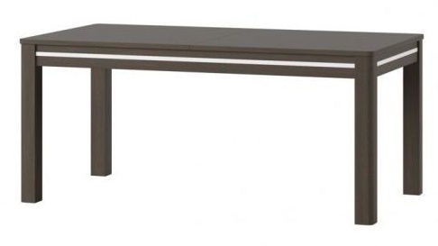 Pusdienu galds izvelkams Szynaka Meble, brūna, 160 cm x 90 cm x 76 cm