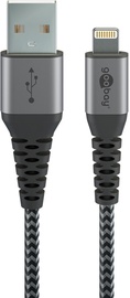 Kabelis Goobay 49267, USB/Apple Lightning, 0.5 m, pelēka