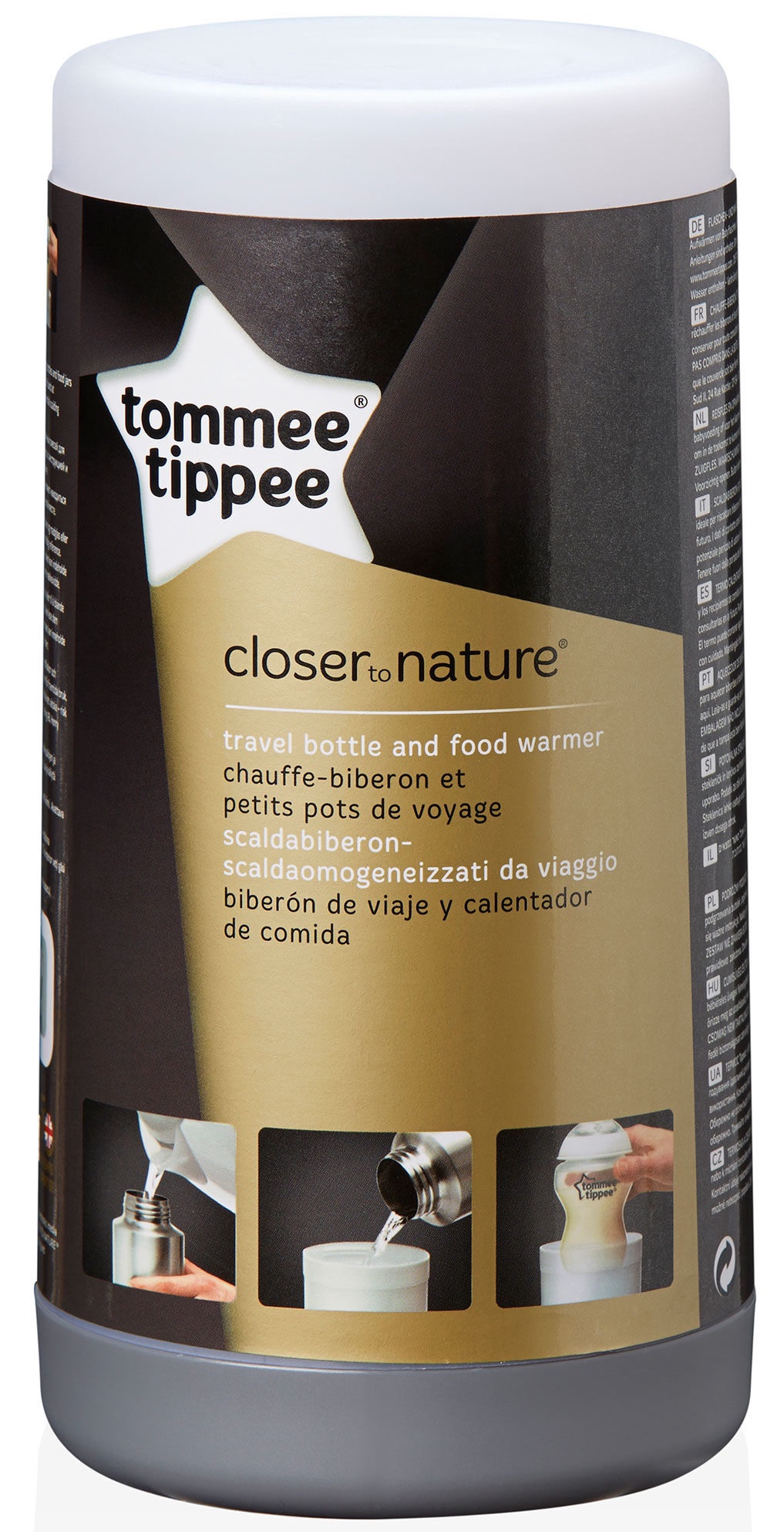 Tommee Tippee Closer to Nature Baby Bottle Food Warmer Flask Compact Travel  New 5010415230003