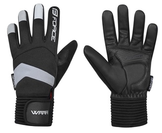 Force Warm Winter Full Gloves Black S