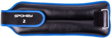 Spokey Cross Form Wrist Weight 2x2kg Black/Blue