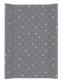 Ceba Baby Hard Changing Mat Short Stars Dark Grey