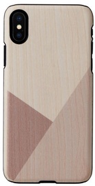 Man&Wood Tulip Back Case For Apple iPhone X/XS Black