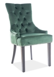 Signal Meble Edward Velvet Chair Green Bluvel 78