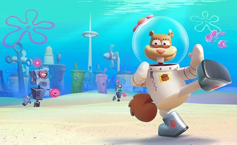 PlayStation 4 (PS4) mäng THQ SpongeBob Square Pants Battle for Bikini Bottom Rehydrated