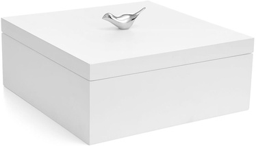 Songmics Wooden Jewelry Box White 18 Slots