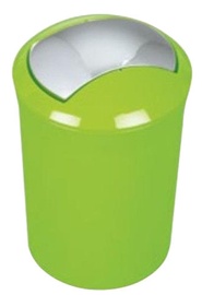 Atkritumu tvertne Spirella Sydney Green/Silver, 5 l