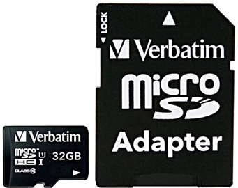 Mälukaart Verbatim 32GB Premium microSDHC U1 Class 10 + SD Adapter