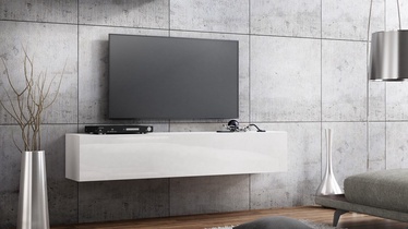TV staliukas Pro Meble Milano Wall 160 White, 1600x320x300 mm