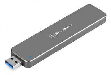 SilverStone External Enclosure MS09 M.2 SSD Charcoal