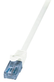 Laidas Logilink Patch Cat.6A 10GE Home U/UTP RJ-45 8P8C, RJ-45 8P8C, 0.5 m, balta