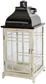 Home4you Latern Eva 22x22xH49cm White/Black