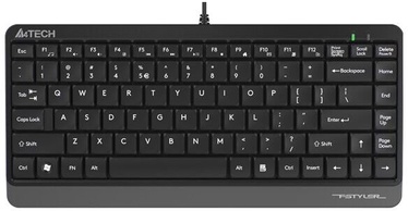 Klaviatūra A4Tech Compact Keyboard FK11 EN, pelēka