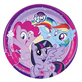 Vienkartinių lėkščių komplektas My Little Pony,Ø 23 cm, 8 vnt