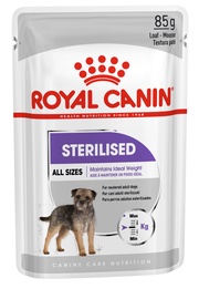 Royal Canin Sterilised Wet Dog Food Pack 12x85g