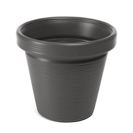 Puķu pods Lamela Agawa Dłuto 743-82, plastmasa, Ø 39 cm, pelēka